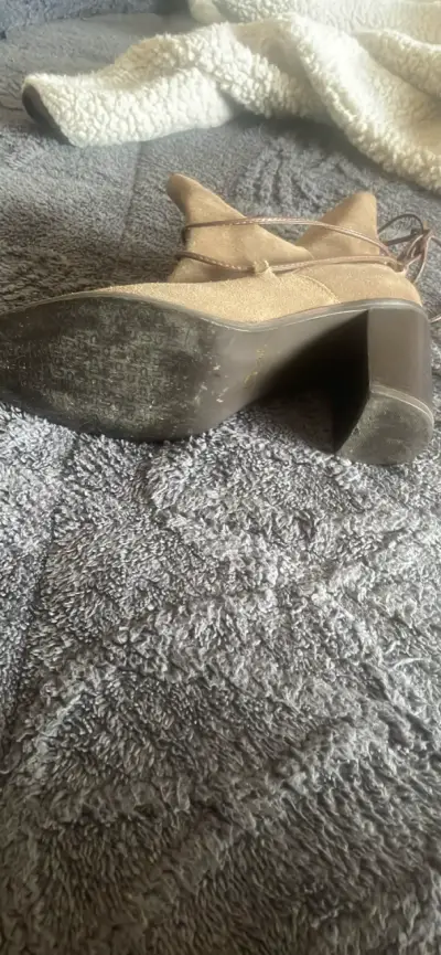 Botines de gamuza con tacón gacel - miniatura 5