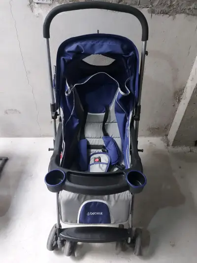 Coche para bebé Bebesit azul - miniatura 1