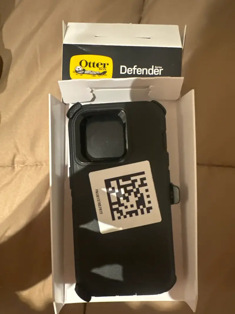 Funda Defensora OtterBox negra - 1