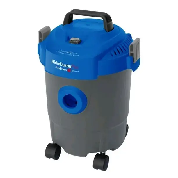 Aspiradora HidroDuster azul y gris