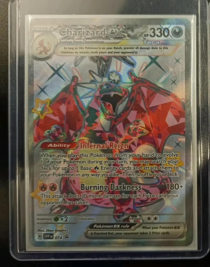 Carta Charizard EX Pokémon