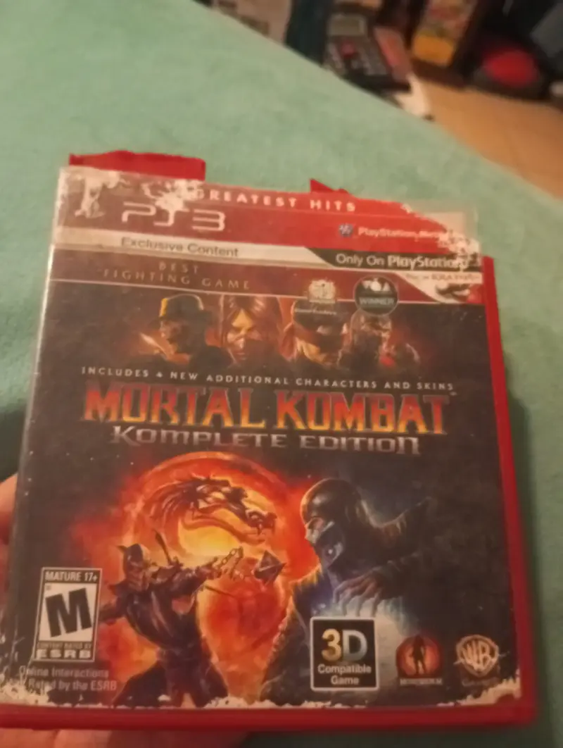 Mortal Kombat Komplete Edition - PS3 (Disco Impeca - 1