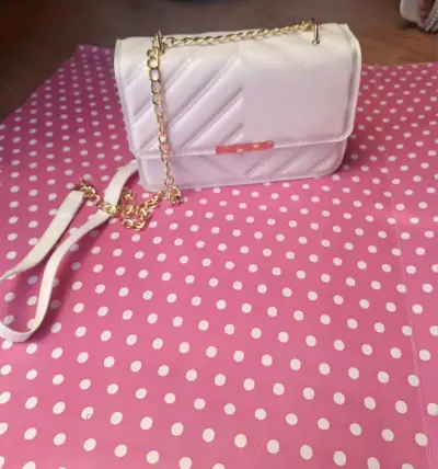 Cartera marrón con pañuelo decorativo - miniatura 3
