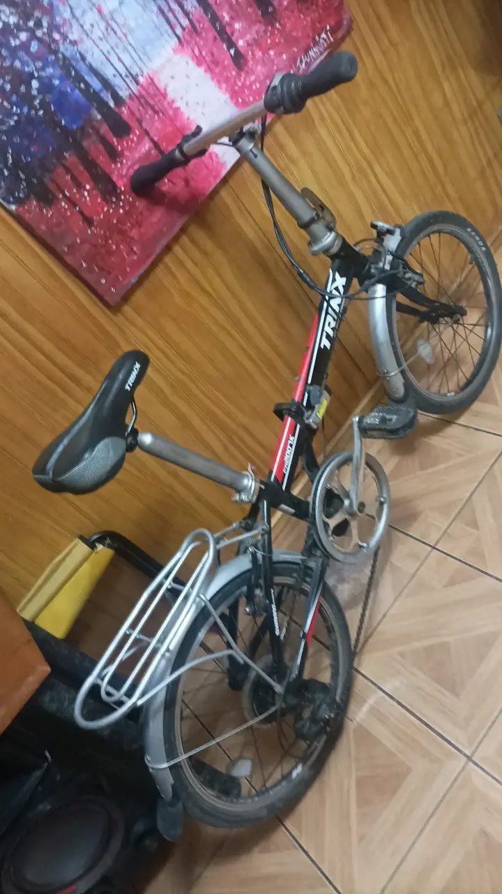 Bicicleta plegable Trinx usada