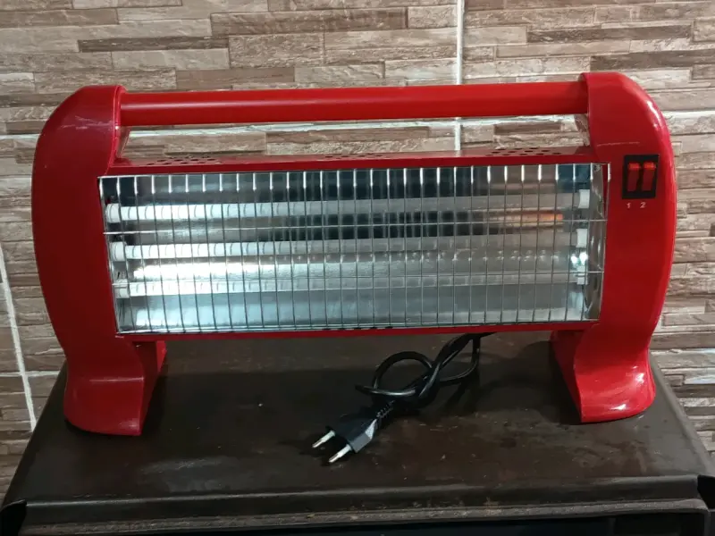 Calefactor eléctrico rojo - 1