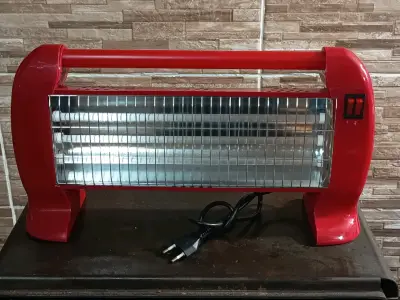 Calefactor eléctrico rojo - miniatura 2