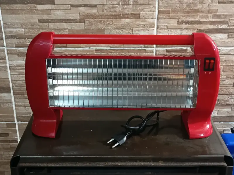 Calefactor eléctrico rojo - 3