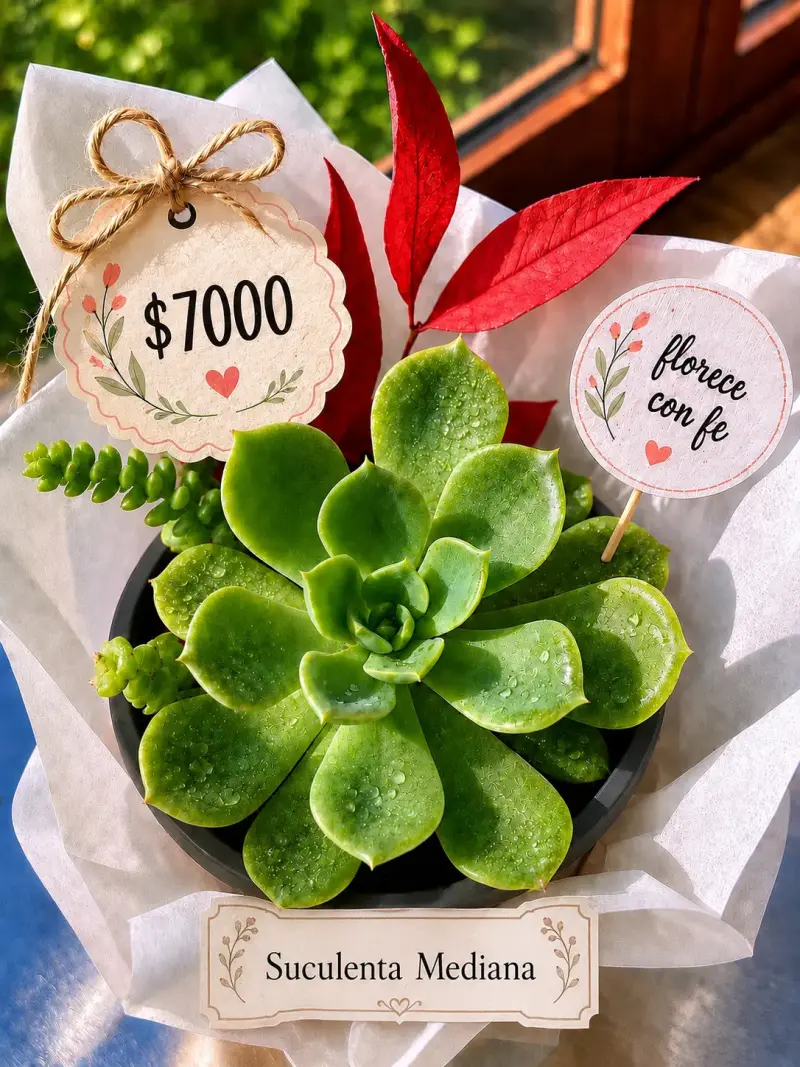 Suculenta mediana regalo
