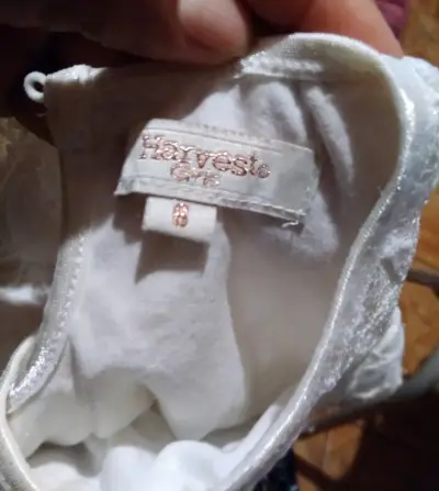 Vestido blanco de encaje para niña talla 6 - miniatura 3