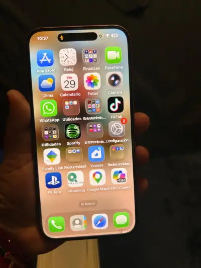 Teléfono inteligente rosa Apple - miniatura 2