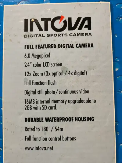 Cámara deportiva Intova impermeable 6MP - miniatura 1