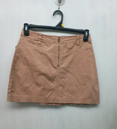 Falda corta beige con lazos - miniatura 2