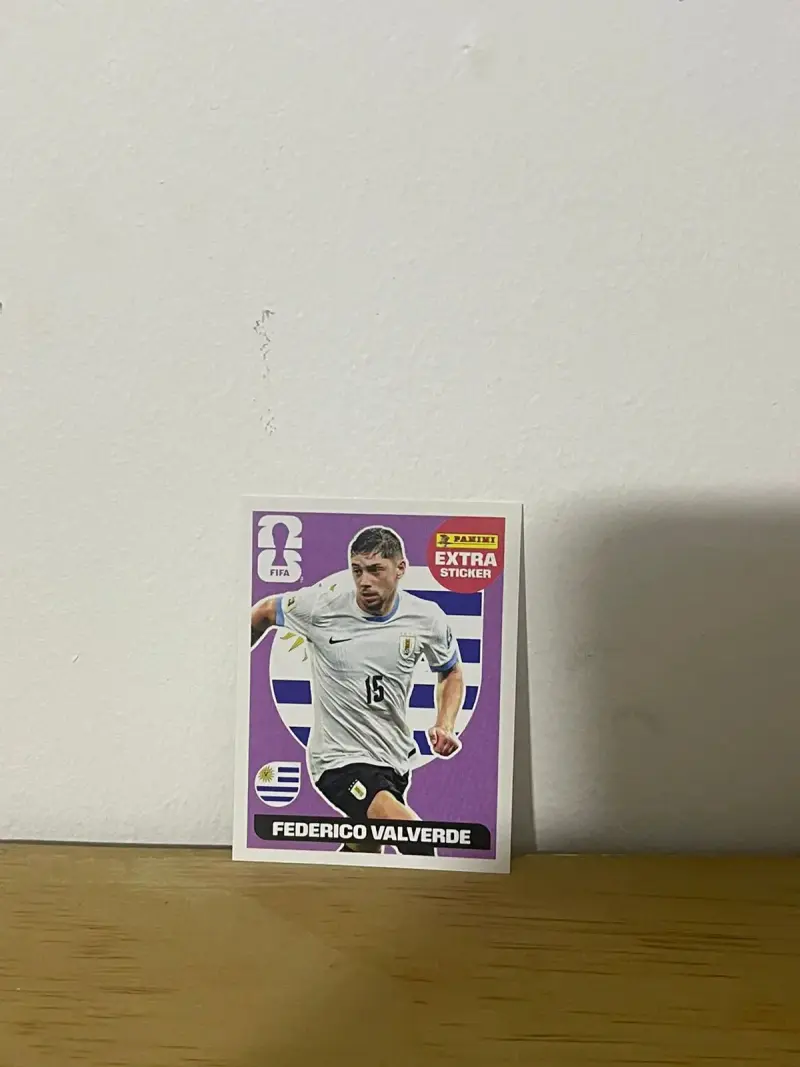 Lámina Panini Federico Valverde