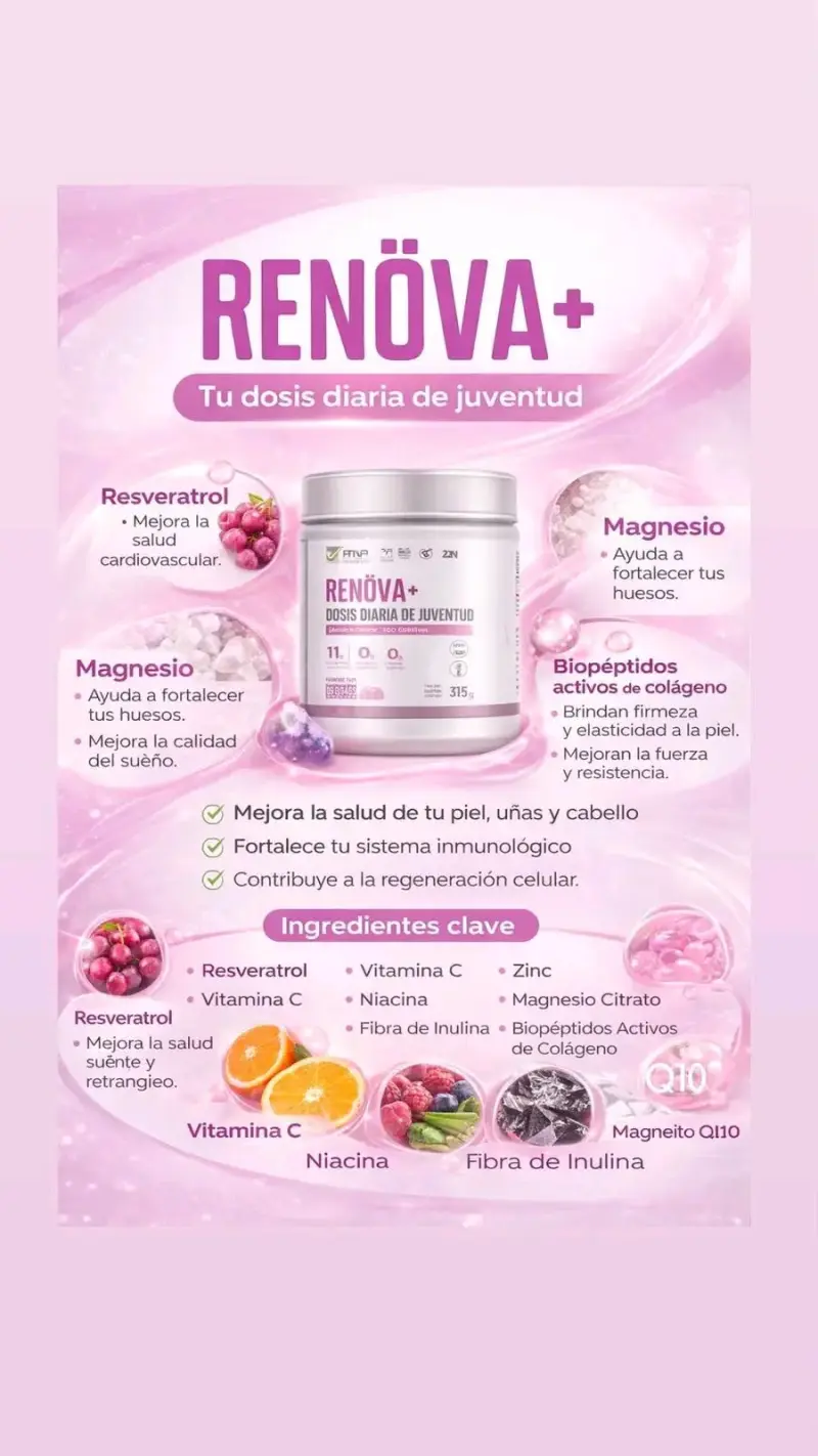 Suplemento Renöva+ antioxidante - 1