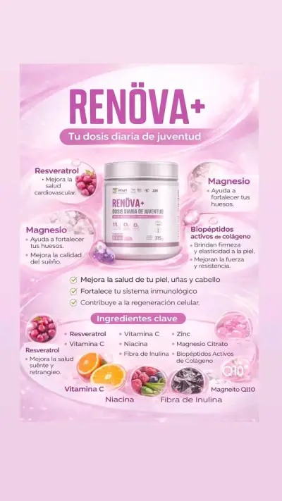 Suplemento Renöva+ antioxidante - miniatura 1