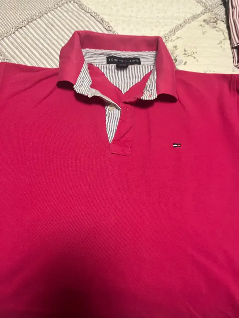 Polera polo Tommy Hilfiger roja - 1