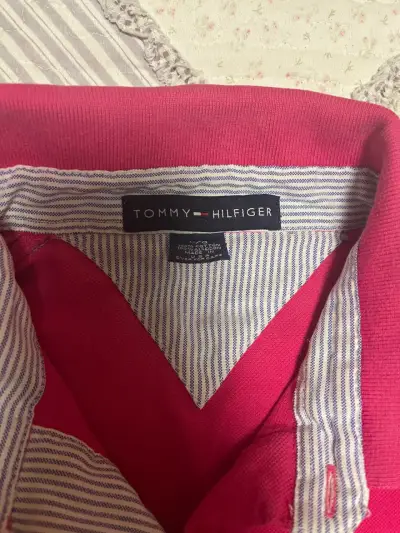 Polera polo Tommy Hilfiger roja - miniatura 4