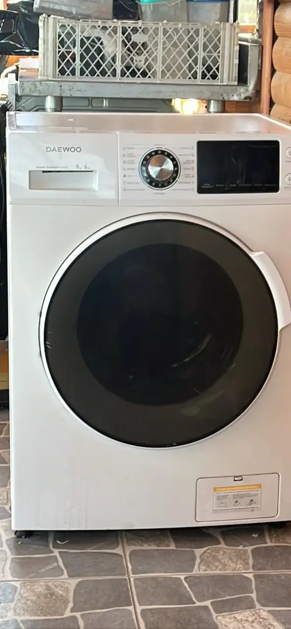 Lavadora secadora Daewoo 9 kg blanca - 3