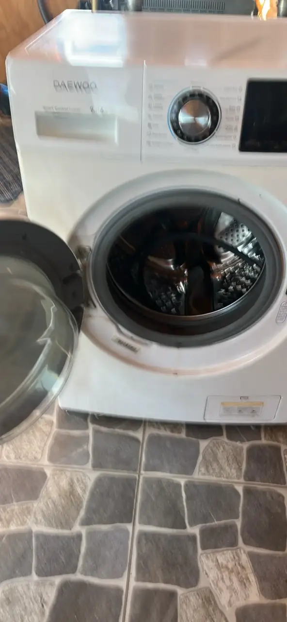 Lavadora secadora Daewoo 9 kg blanca - 5