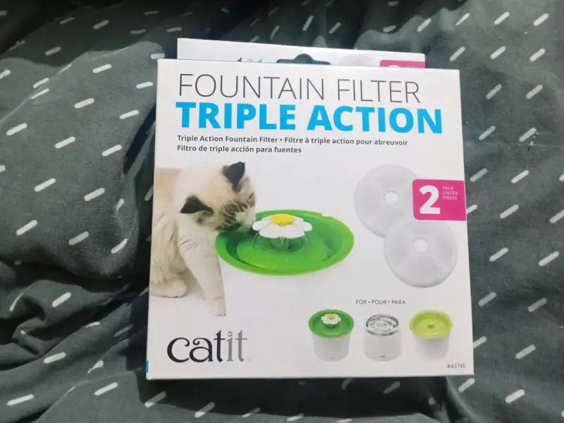 Filtros para fuente de agua triple acción - 1