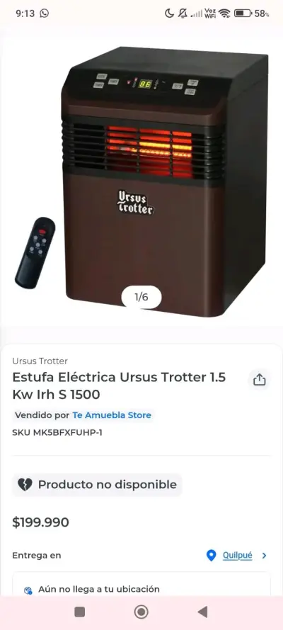 Calefactor portátil Versus Trotter - miniatura 5