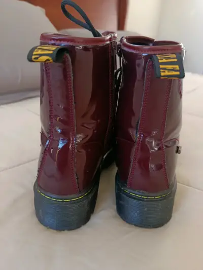 Botas burdeos charol con plataforma T/36 - miniatura 4