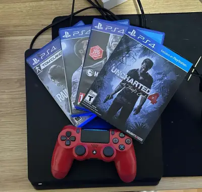 PS4 500 GB con juegos y mando - miniatura 1