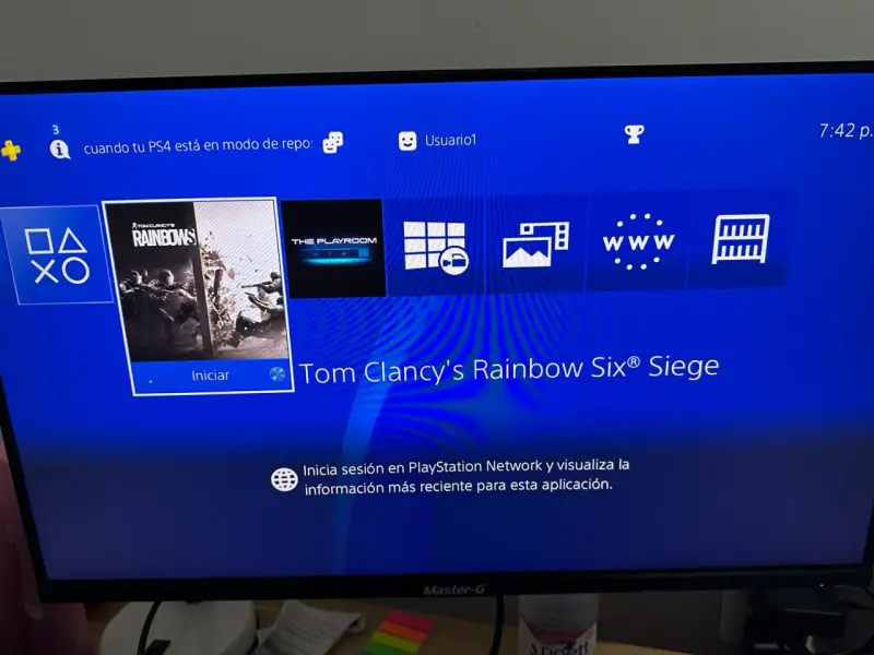 PS4 500 GB con juegos y mando - 3