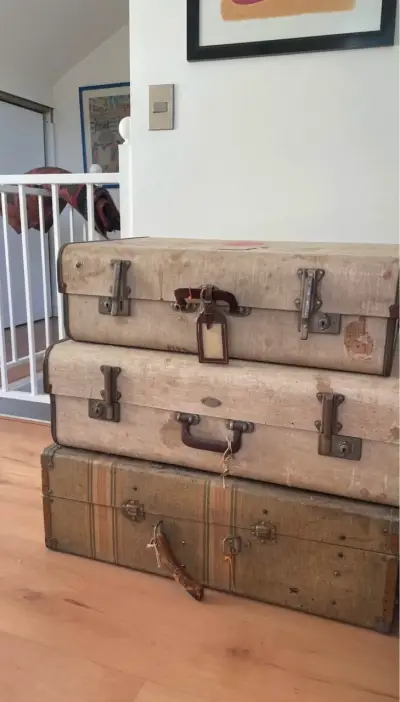 Set de maletas vintage - miniatura 1