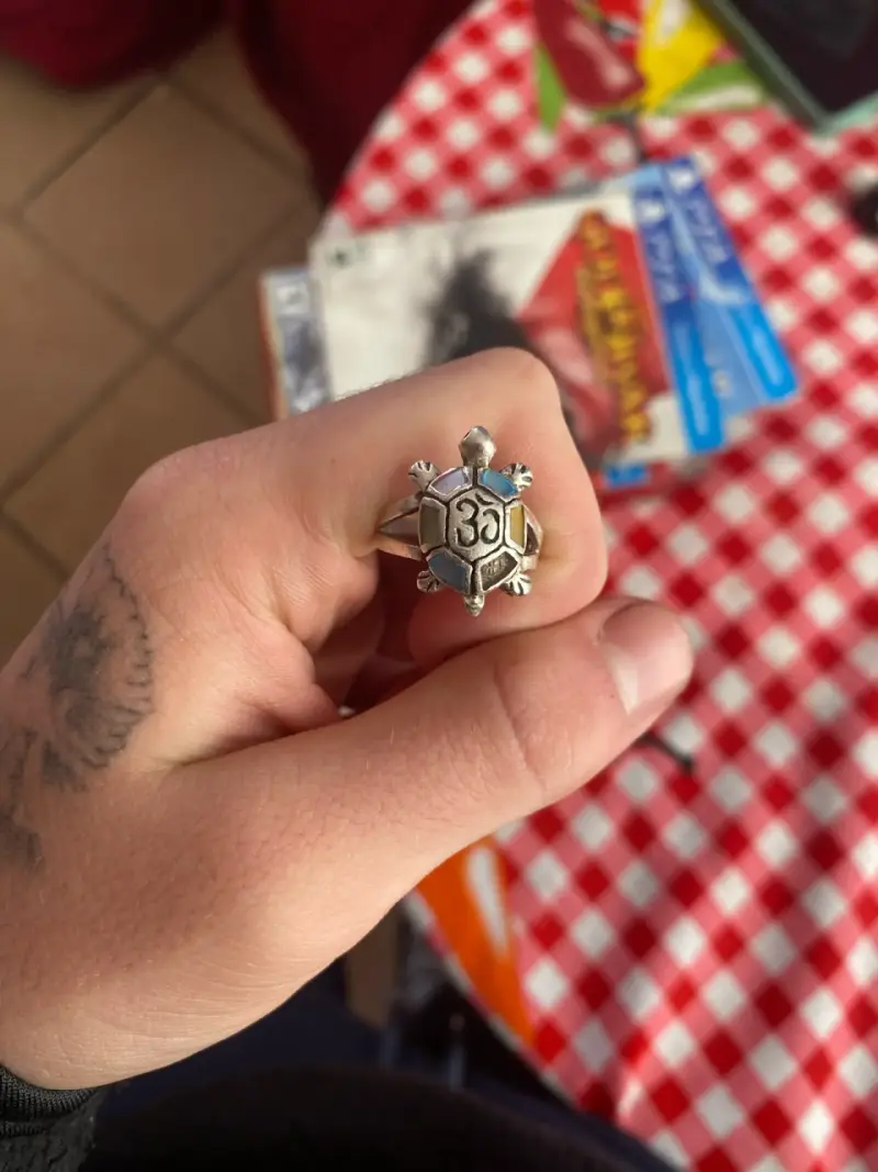 Anillo tortuga plata 925 - 1