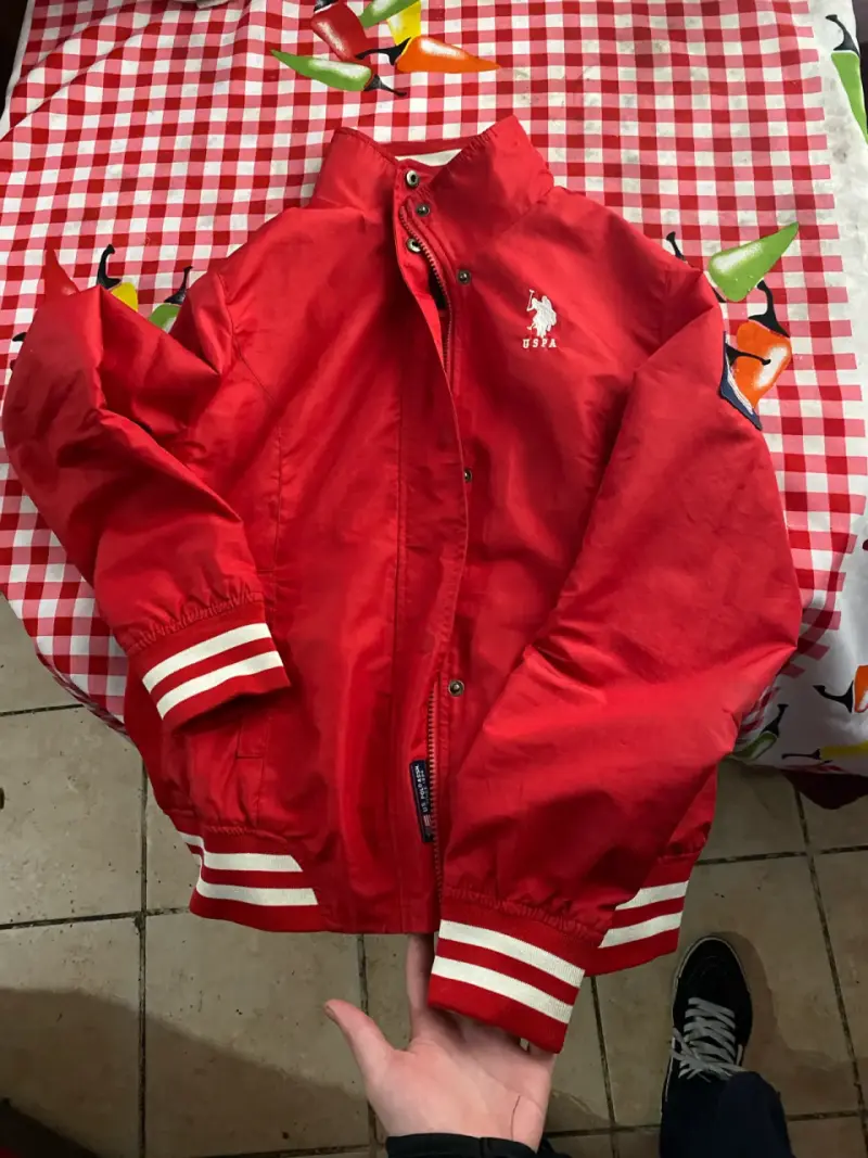 Chaqueta roja polo original - 1