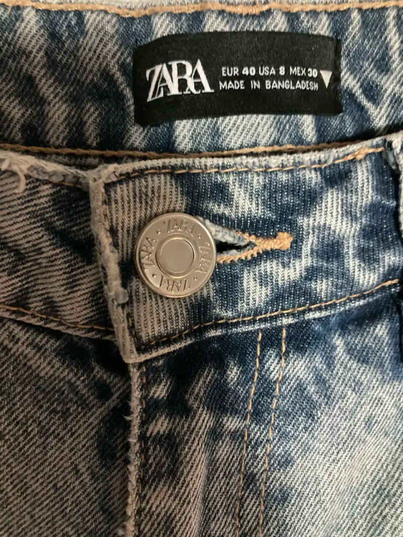 Jeans Zara desteñidos talla 40 - 1