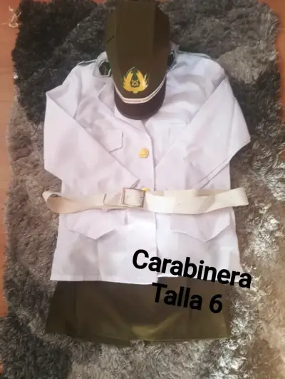 Disfraz de Carabinera Talla 6 - miniatura 1