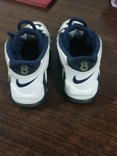 Zapatillas Nike blancas y azules - miniatura 5