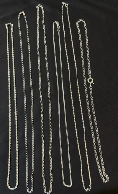 Set de cadenas de plata - miniatura 1