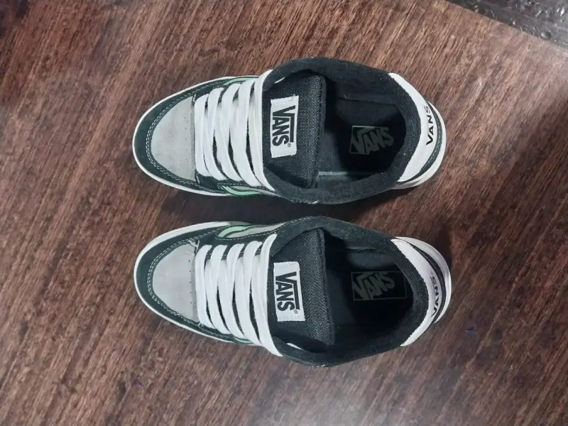 Zapatillas Vans negro y verde - 5