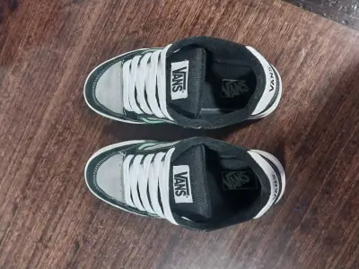 Zapatillas Vans negro y verde - miniatura 5