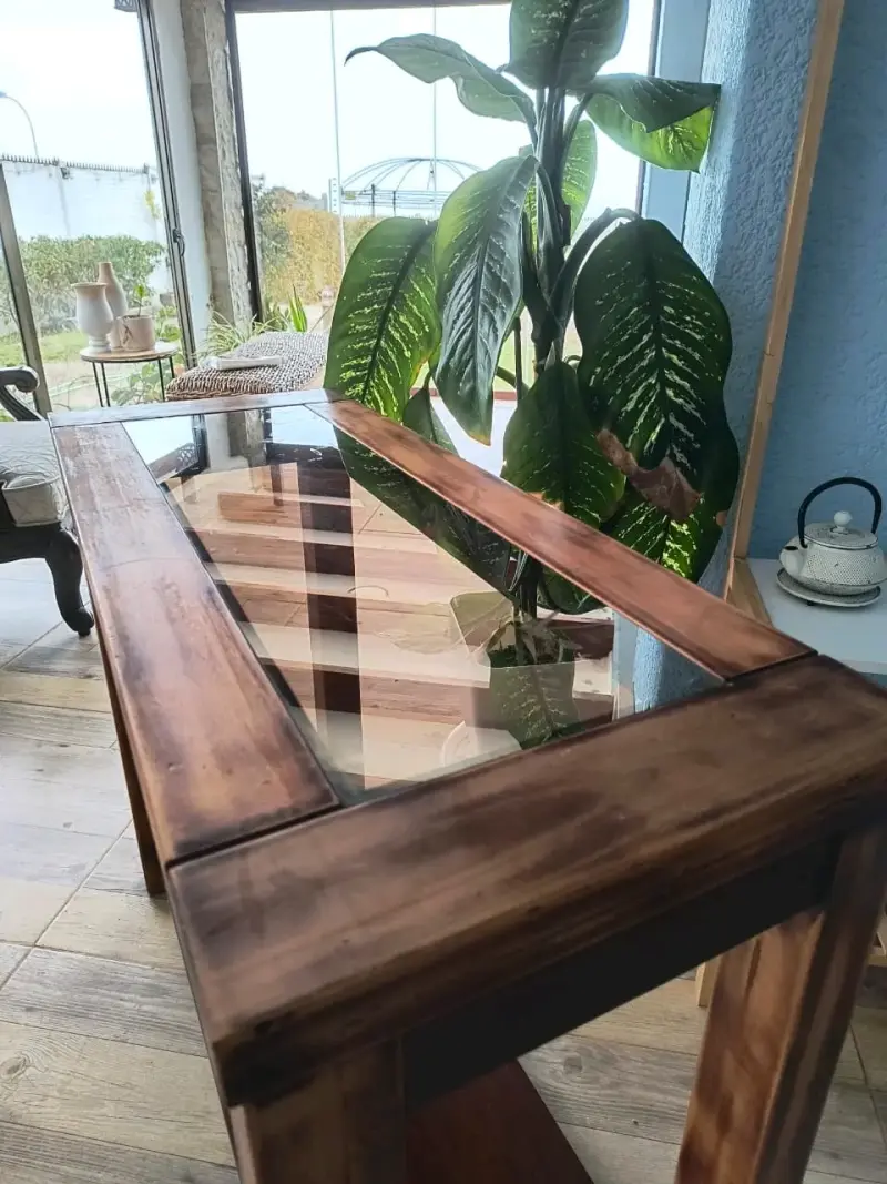 Mesa auxiliar de madera - 3
