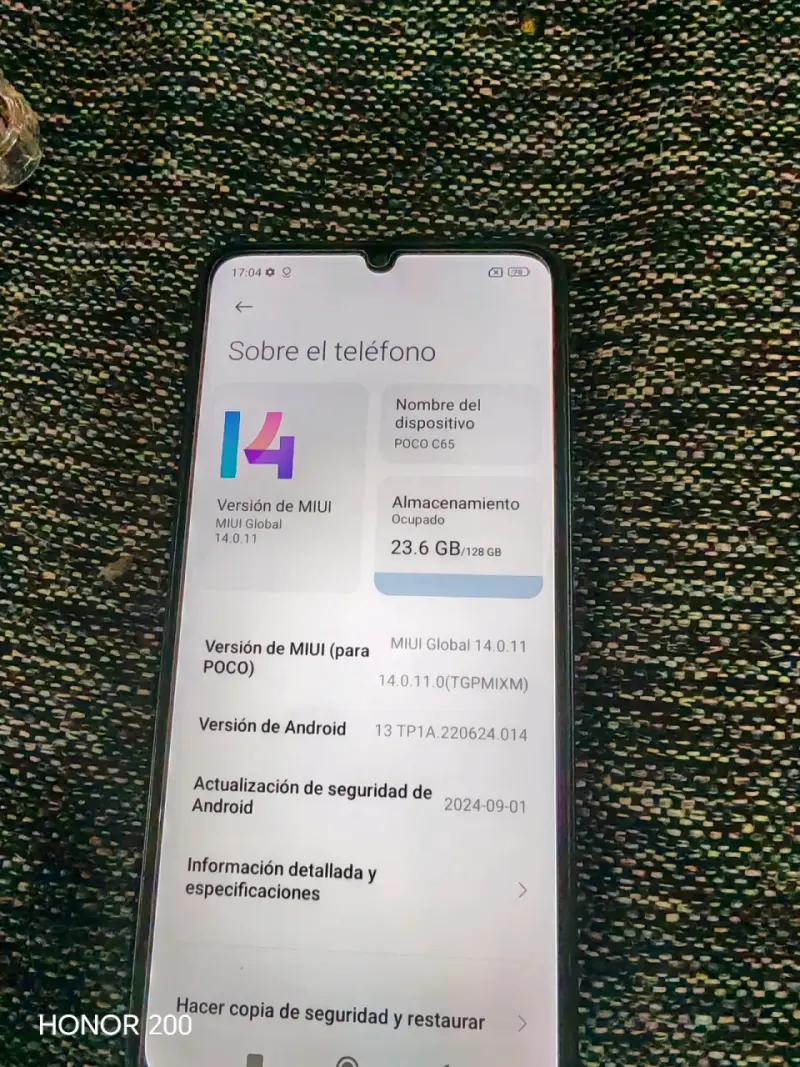Smartphone poco c65 - 5