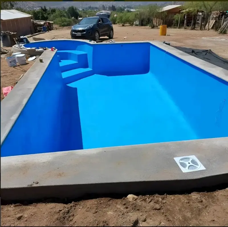 Pintura para piscina azul Tahití + RODILLO - 3