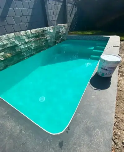 Pintura turquesa para piscina + RODILLO - miniatura 2