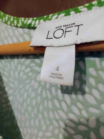 Vestido verde estampado - miniatura 4
