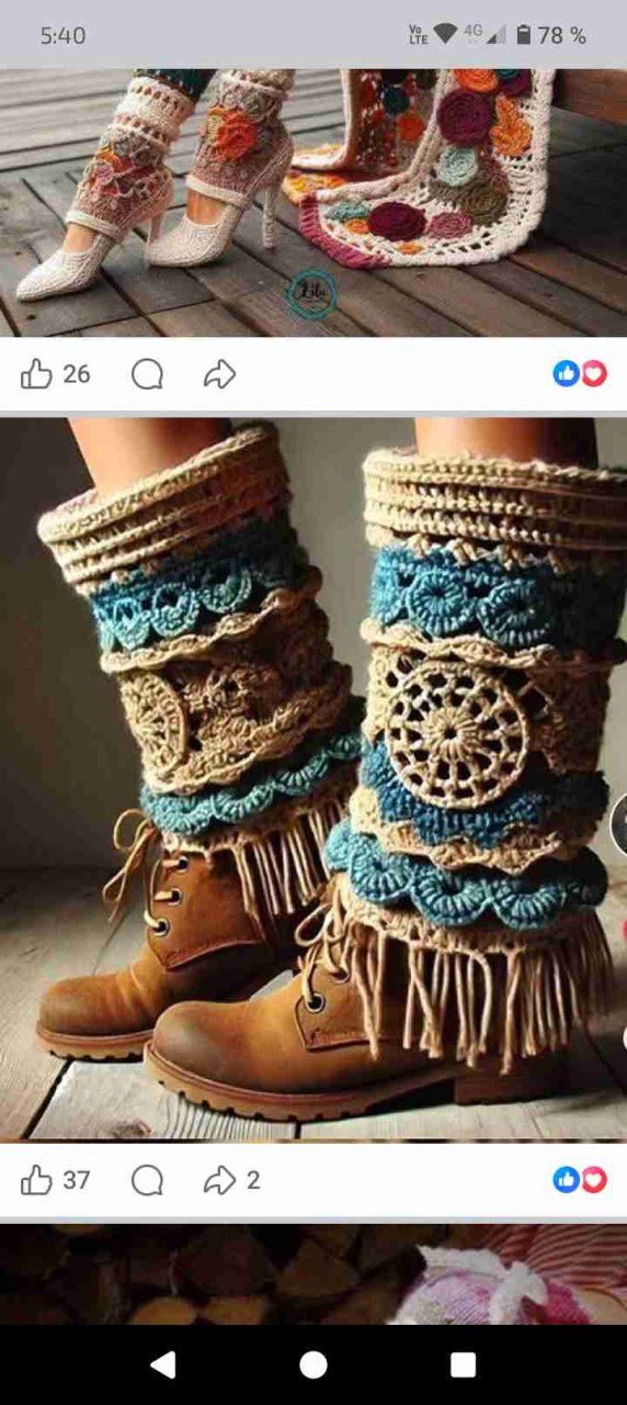 Cubre botas tejidos