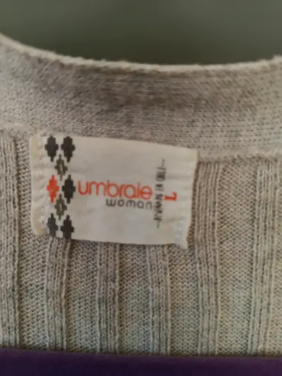 Cárdigan Umbrale Largo Acanalado  - Talla L(Impeca - miniatura 2