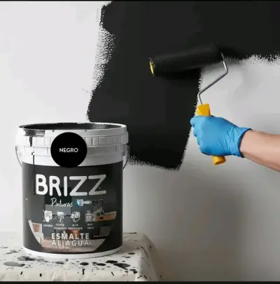 Pintura esmalte al agua BLANCO 3.8L Galón - miniatura 3