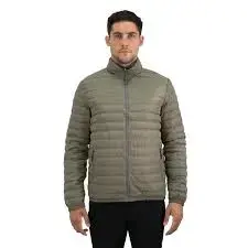 Parka Pluma Hw Goose Reversible Negro/verde Oliva - 1