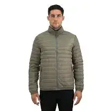 Parka Pluma Hw Goose Reversible Negro/verde Oliva - miniatura 1