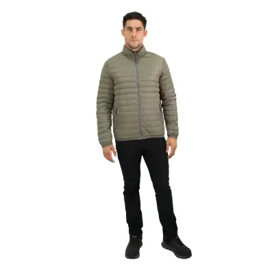 Parka Pluma Hw Goose Reversible Negro/verde Oliva - miniatura 2