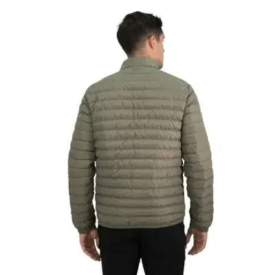 Parka Pluma Hw Goose Reversible Negro/verde Oliva - miniatura 5