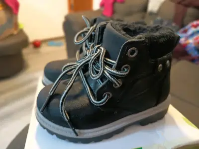 Botines negros forrados de lana - miniatura 3